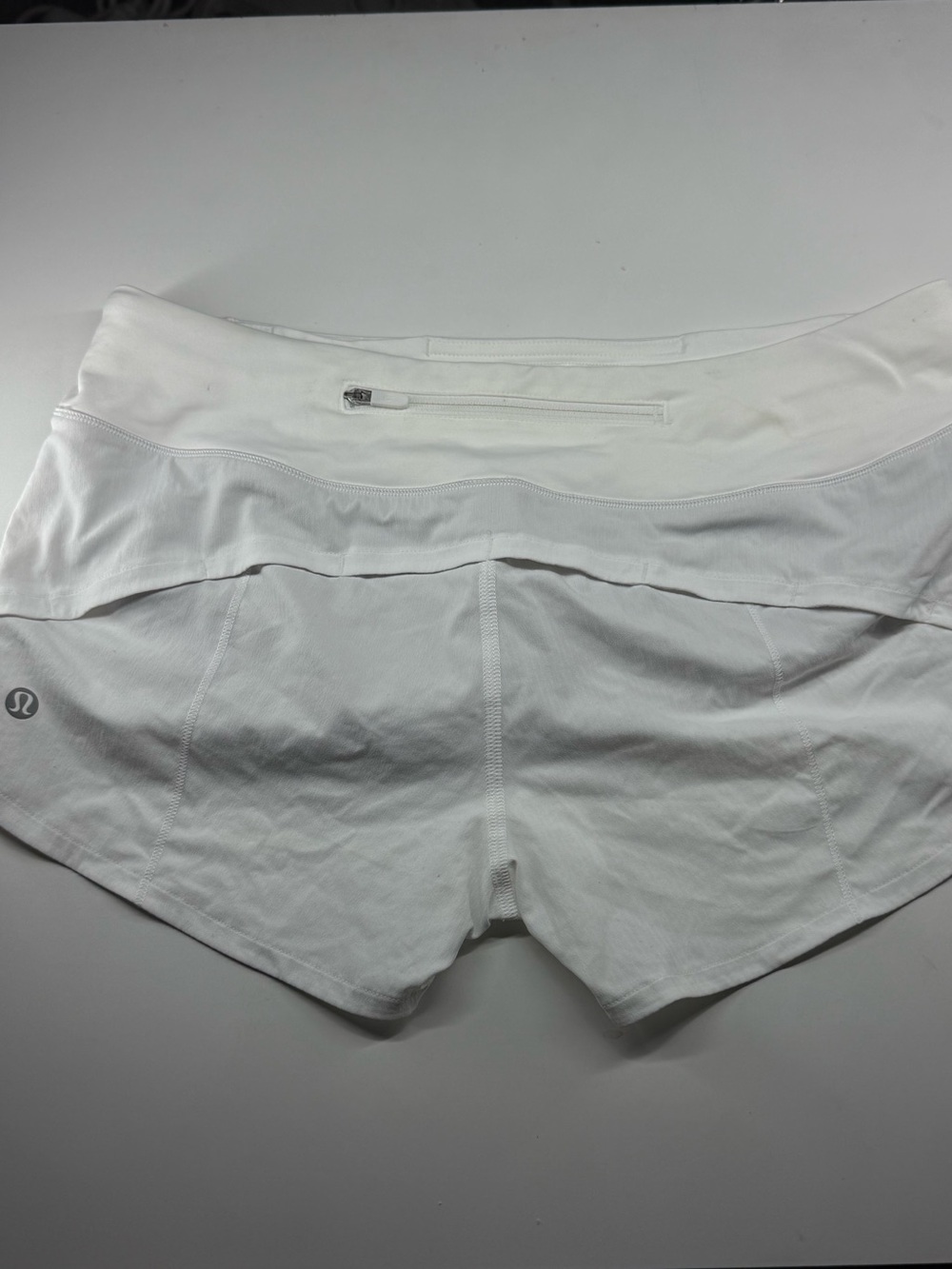 lululemon athletica White Athletic Shorts
